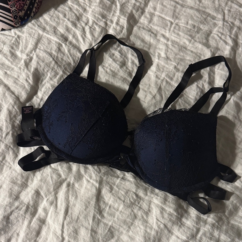 Victoria's Secret Midnight Blue Lace Bra